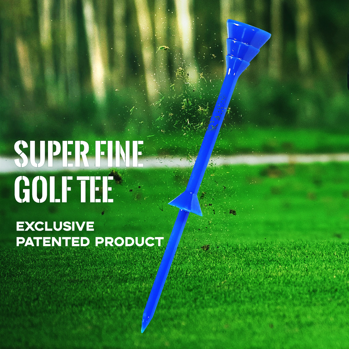 球钉网红高尔夫球tee超细高尔夫球tee限位塑料球钉发球练习用30支