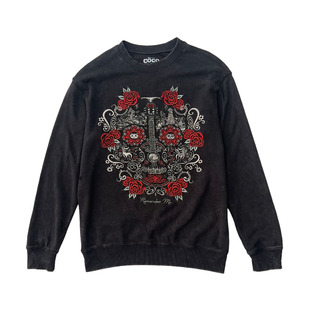 套头卫衣60棉 刺绣款 纯原寻梦春秋款 水洗做旧抓绒圆领女款