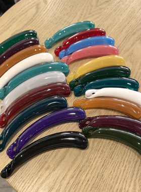 韩国进口AZNAVOUR AZ发饰百搭蒿芨简约9cm/11cm香蕉夹发夹