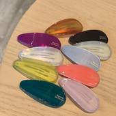 aidemoli韩国进口发饰胖嘟嘟水滴三角发夹BB夹边夹多色入