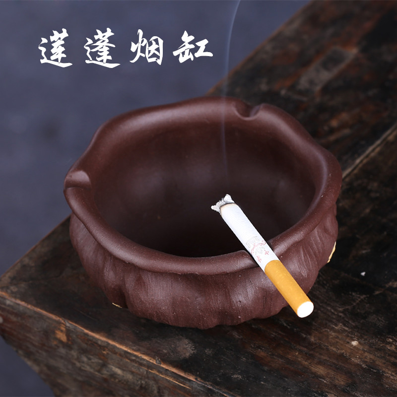 紫砂烟灰缸创意特色全手工茶宠