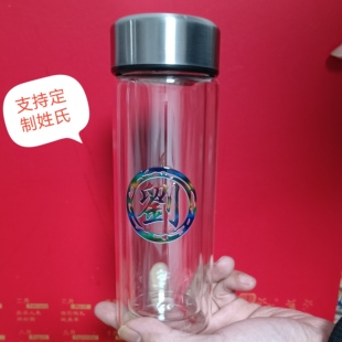 水晶标贴转印贴装饰贴纸马克杯百家姓定制咖啡杯子防刮耐磨不怕水