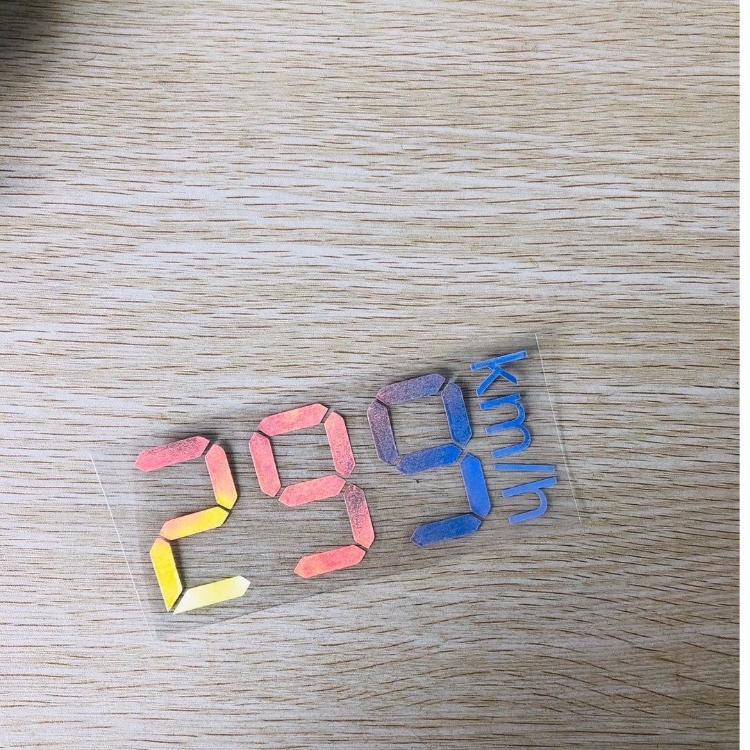 299码时速极速飙车 反光防水电动摩托车改装装饰车贴花贴纸贴画