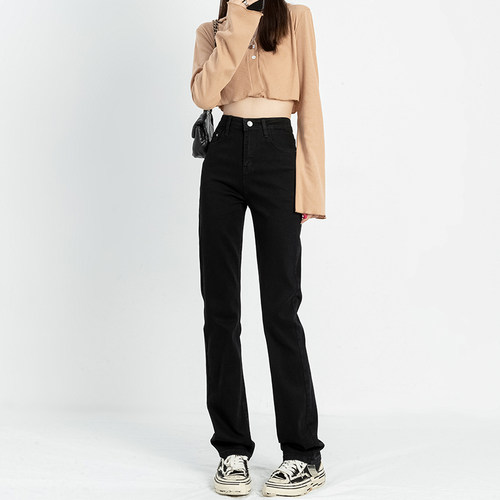 显瘦窄版阔腿裤宽松显瘦烟管裤子