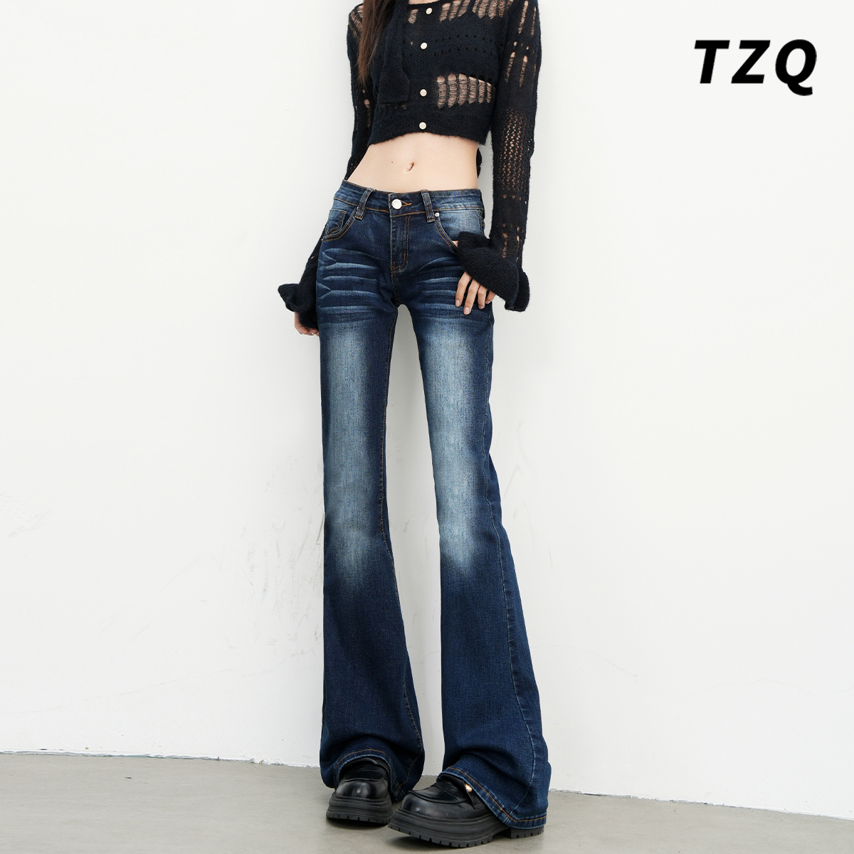 2025新款百搭弹力修身显瘦马蹄裤