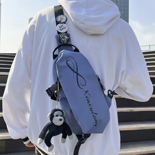 2022简约潮酷街头时尚胸包斜挎包