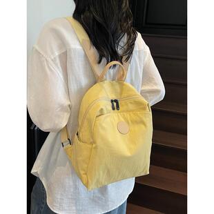 高颜值女士外出双肩包旅游轻便登山包通勤上班小背包学生上课书包