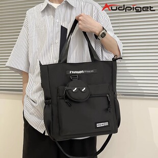 小学生手提包男孩外出儿童帅气单肩包补课班背包中大童斜挎补习袋