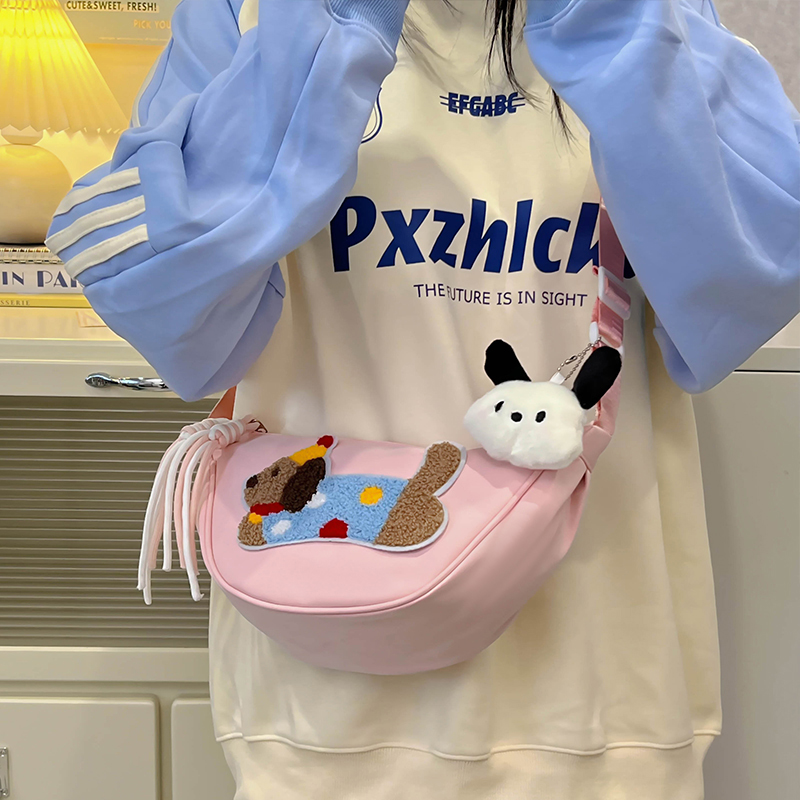 单肩包休闲潮流2024新款