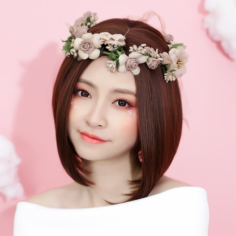 Perruque cheveux raides Court - Ref 2608178 Image 5