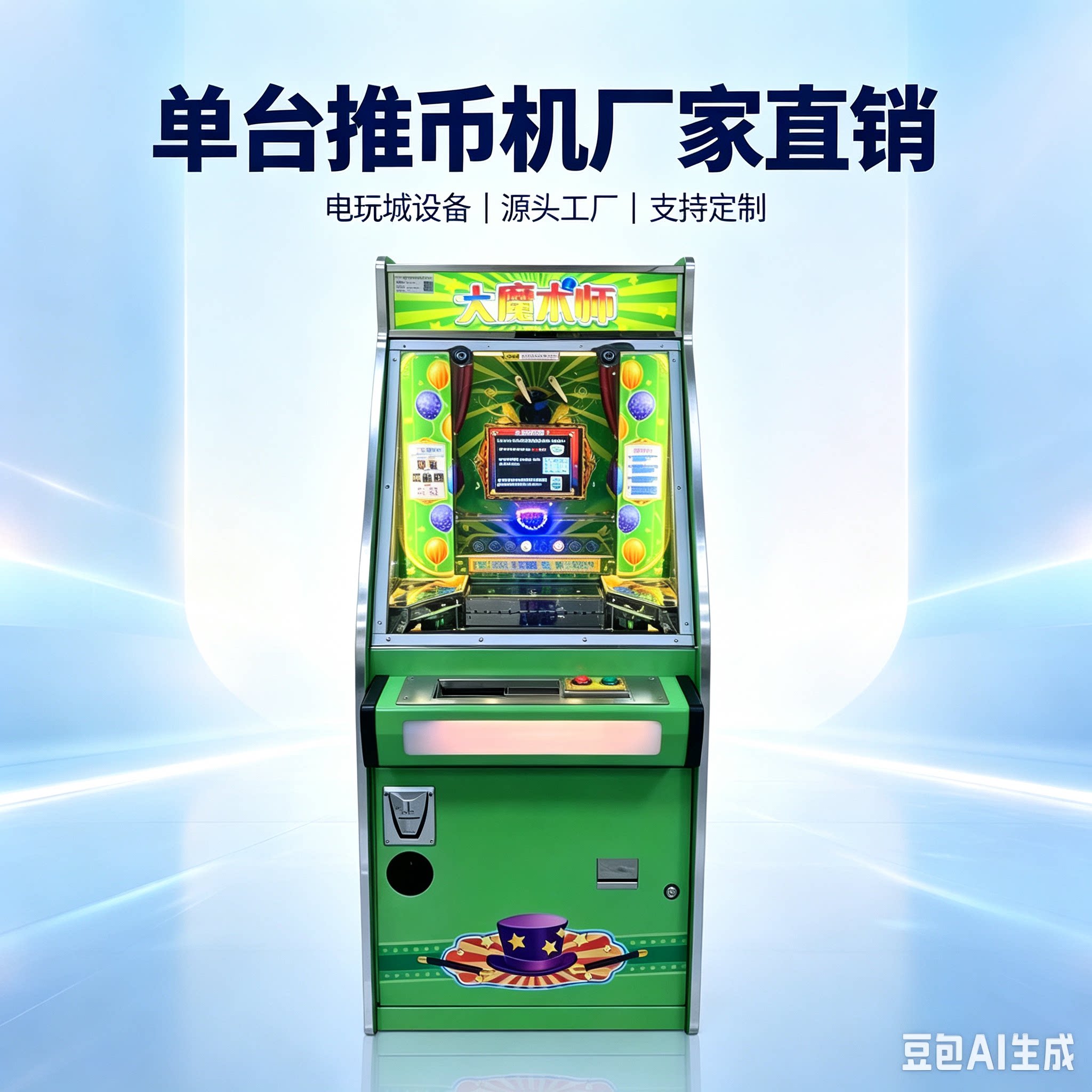 大魔术师推币机单台家用游艺机电玩城同样玩法室内投币商用游艺机