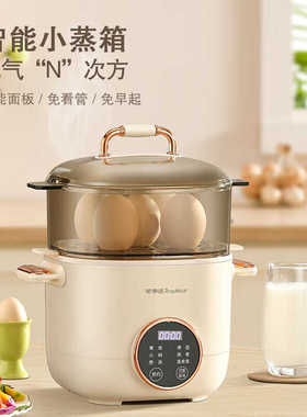 荣事达多功能早餐机蒸蛋机煮蛋器可上蒸下煮 RS-KG06A煲汤煮火锅