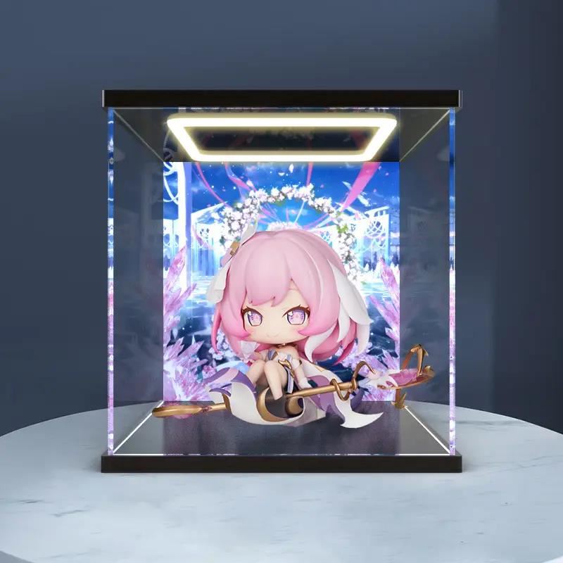 适用APEX-TOYS 崩坏3 爱莉希雅 真我 人之律者手办灯光高清收纳盒