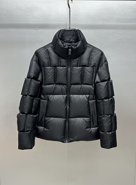 欧货加厚保暖立领鸭绒男士羽绒服2025冬季新款设计款街头痞帅外套