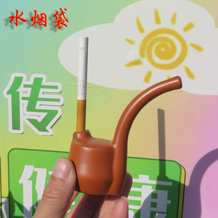 宜兴紫砂摆件戒烟神器水烟袋壶管过滤器水烟斗烟嘴水烟筒锅便携式