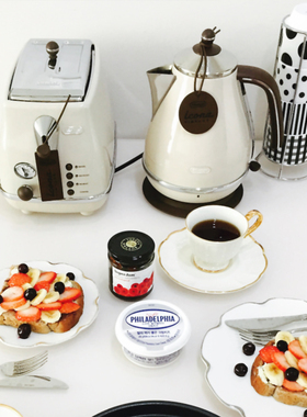 Delonghi/德龙 KBO2001/CTO2003家用不锈钢电热水壶烧水壶多士炉