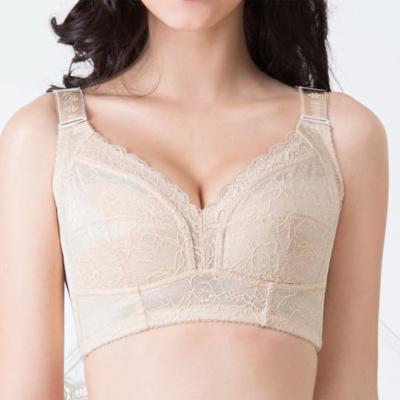 舒适新款全罩杯无钢圈文胸无海棉夏薄款胸罩大码调整内衣大胸显小,女士内衣/男士内衣/家居服,文胸,淘宝优惠券,粉丝福利购,淘宝优惠卷