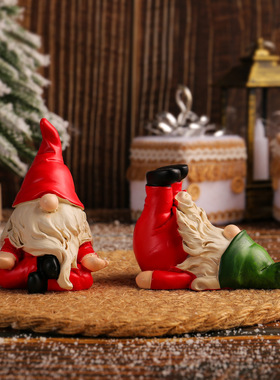 Christmas Santa Claus Doll Desktop Sitting Dwarf decoration