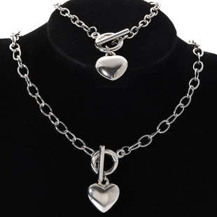 Love hip Heart Bracelet Peach hop Retro necklace饰品 Pendant