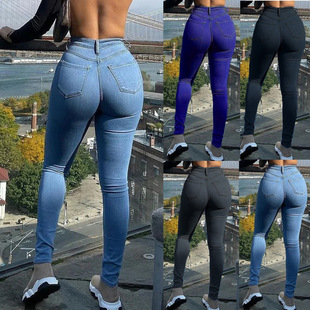 女裤 tight Sexy jeans plus women size pencil pants stretch