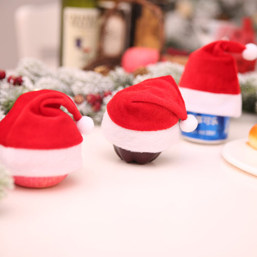 party Christmas Eve Decorations Hats child Fruit small cap帽