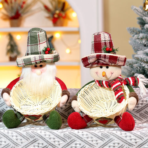 Candy Basket Decoration Christmas Desktop ornaments Childr