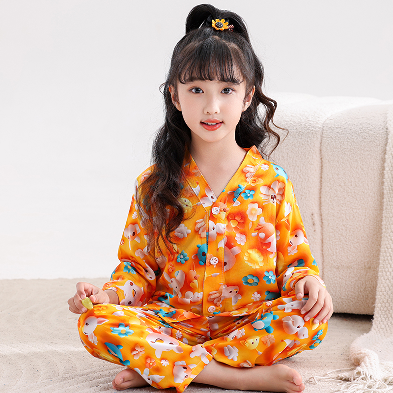 儿童薄款睡衣夏季男童