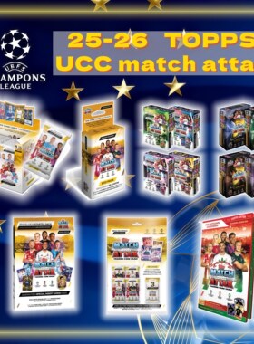 2025-26 TOPPS UCC欧冠 Match Attax梅西哈兰德亚马尔足球球星卡