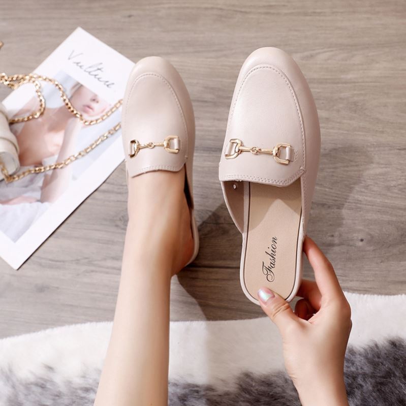 女外凉拖包头时尚半拖