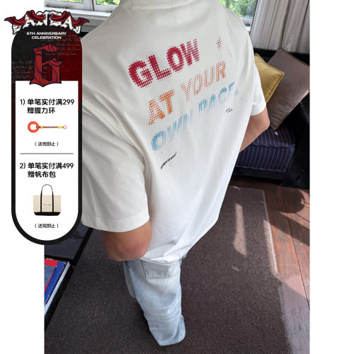 SANBAI叁佰撞色波点短袖