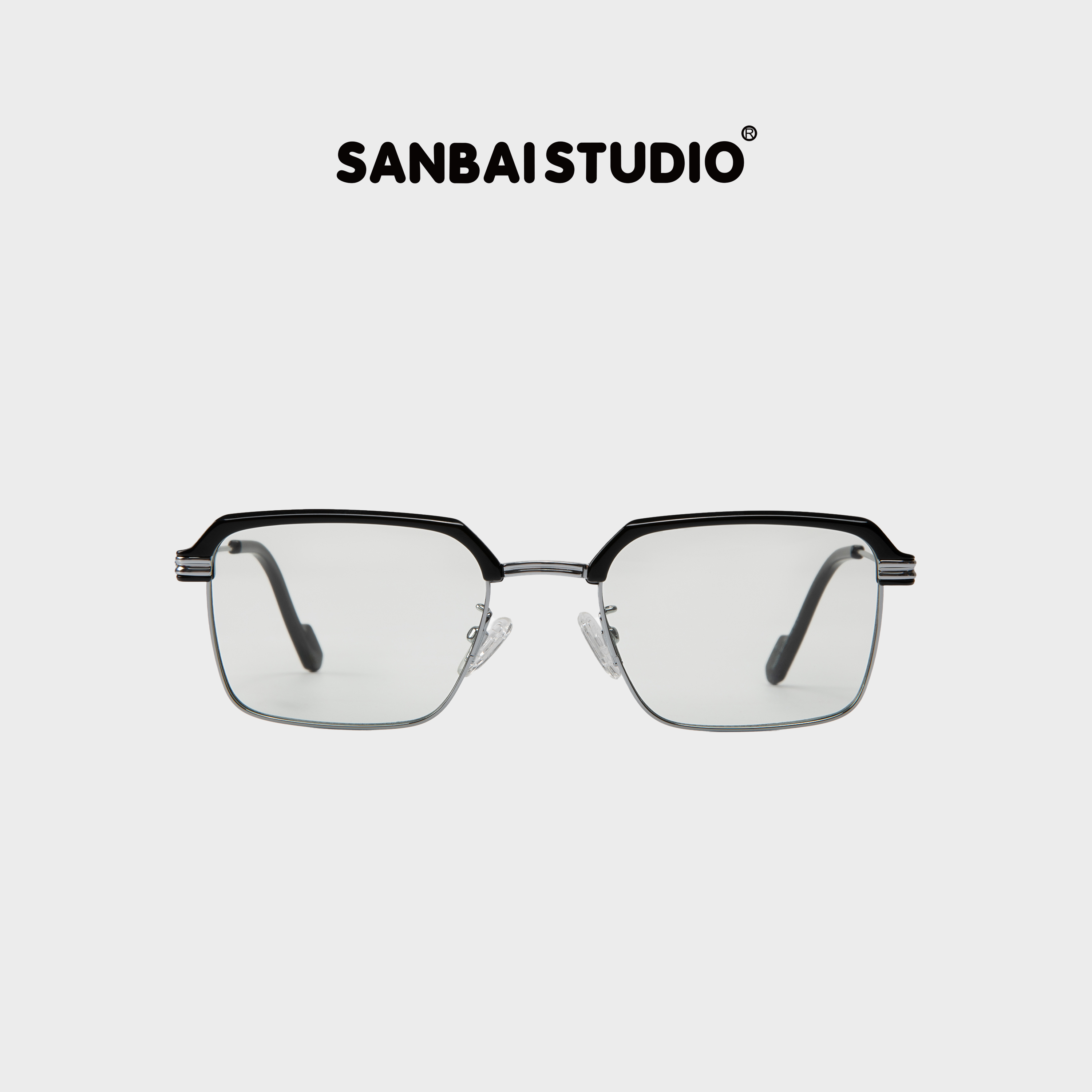 SANABI叁佰新贵几何半框眼镜