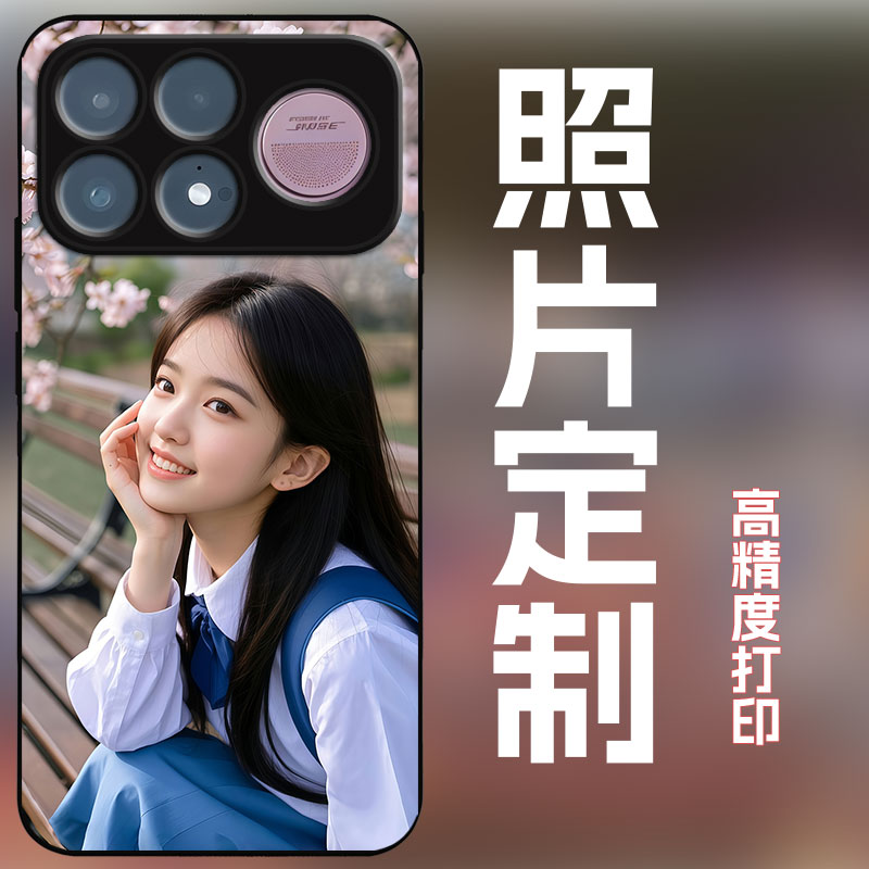 适用红米k100promax手机壳定制照片保护套女高清全包保护套防摔玻璃壳个性diy创意艺术写真婚纱网红新款男女