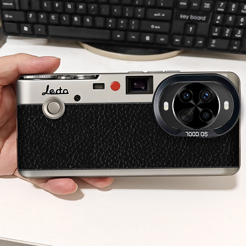 适用华为nova14手机壳14pro新款14ultra个性创意14至尊版磨砂防摔保护套男搞怪沙雕手机套小众复古照相机图