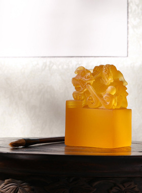 新中式水琉璃摆件艺术装饰摆件