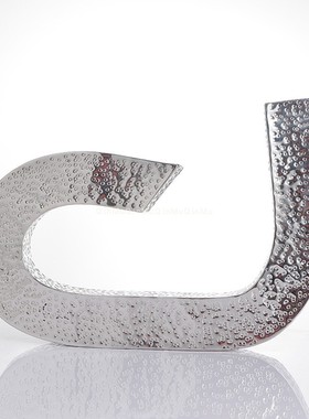 几何创意书房装饰摆件不锈钢抽象