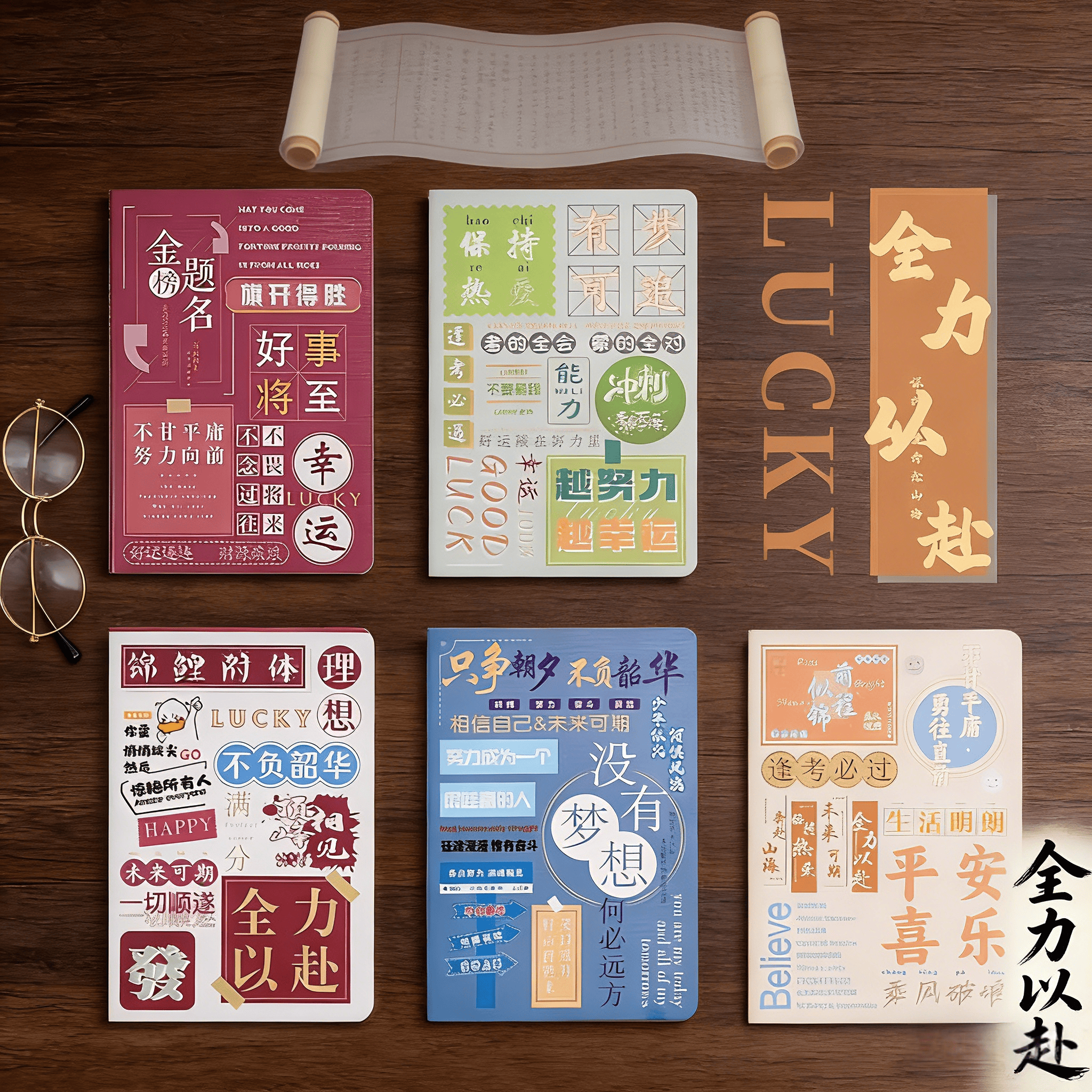 励志文字作业本学生课业本简约记事本学习A5学生期末奖品笔记本,文具电教/文化用品/商务用品,笔记本/记事本,淘宝优惠券,粉丝福利购,淘宝优惠卷