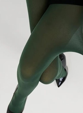 清仓:3双糖果色天鹅绒连裤袜女春秋黄色红色打底袜中厚丝袜子100D