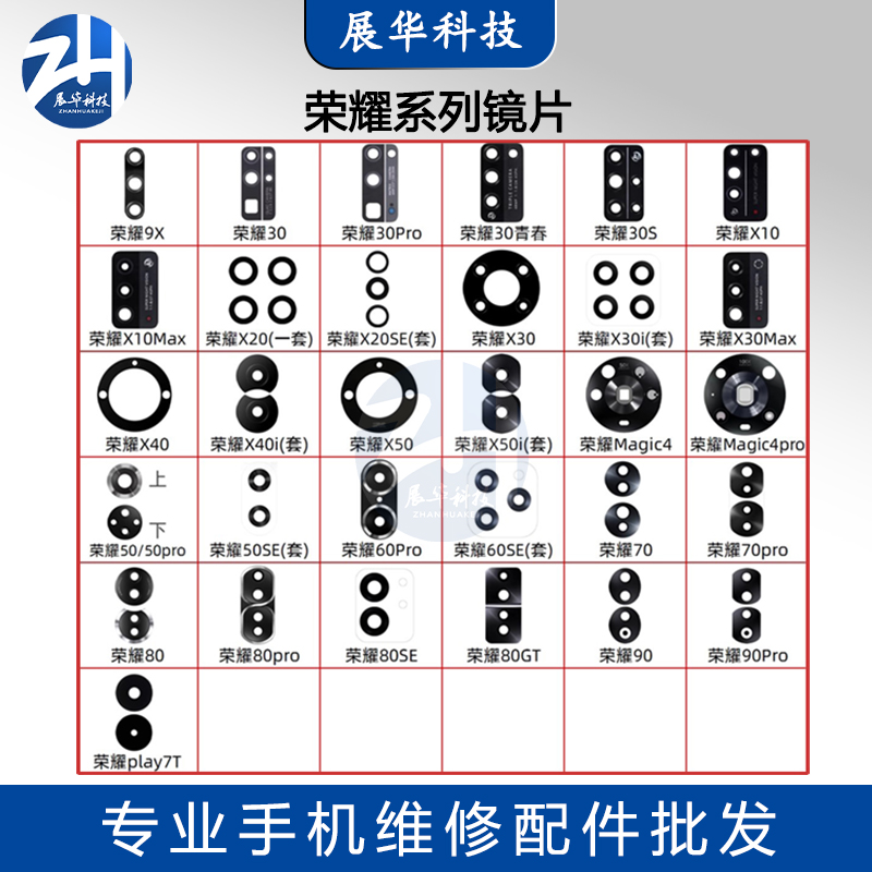 展华摄像头镜片荣耀镜面