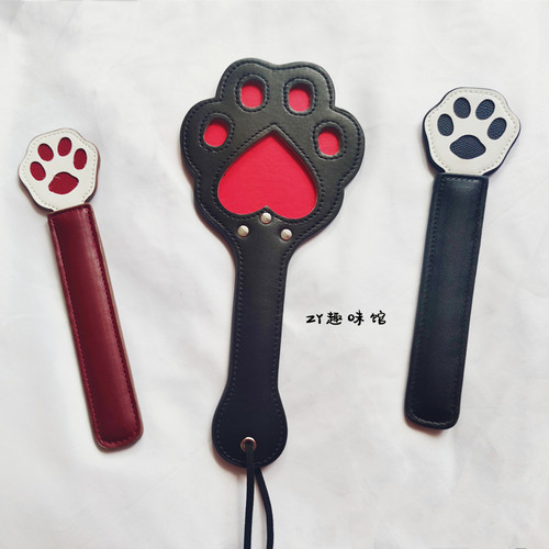 sp工具小圈实践工具拍子可爱小猫咪皮拍猫爪spank可刻字定制