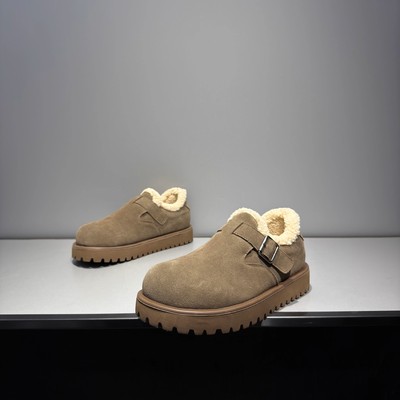 2025新款厚底增高勃肯鞋加绒潮流