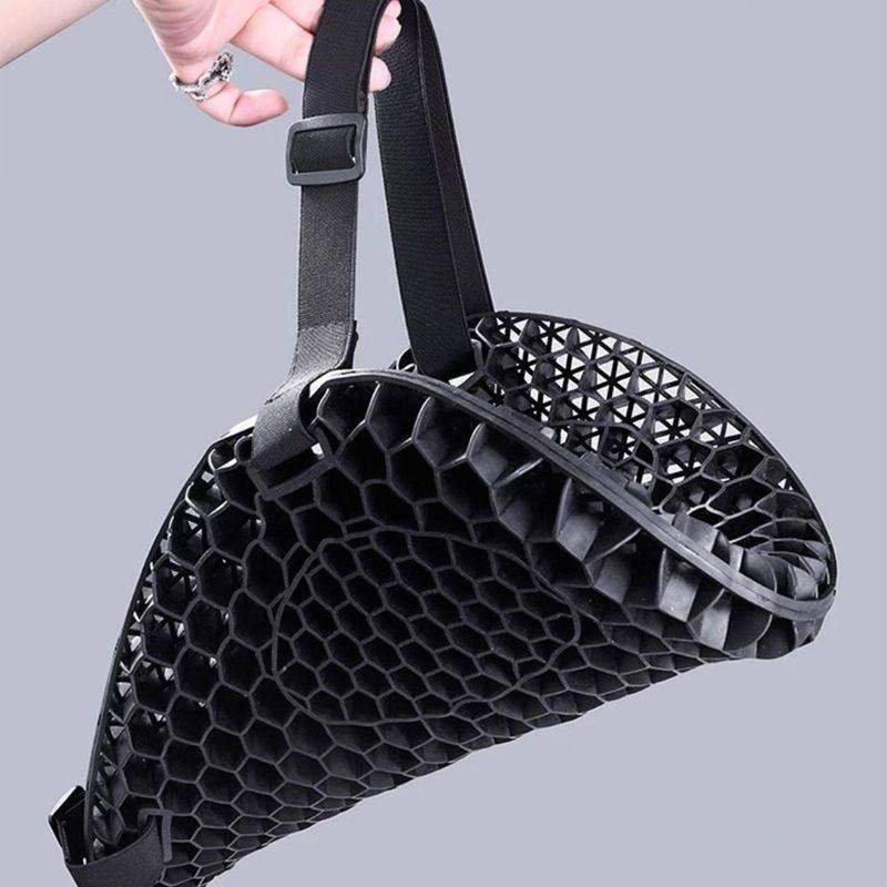 摩托车电动摩凝胶硅胶蜂窝坐垫套防水防晒电瓶车踏板减震隔热