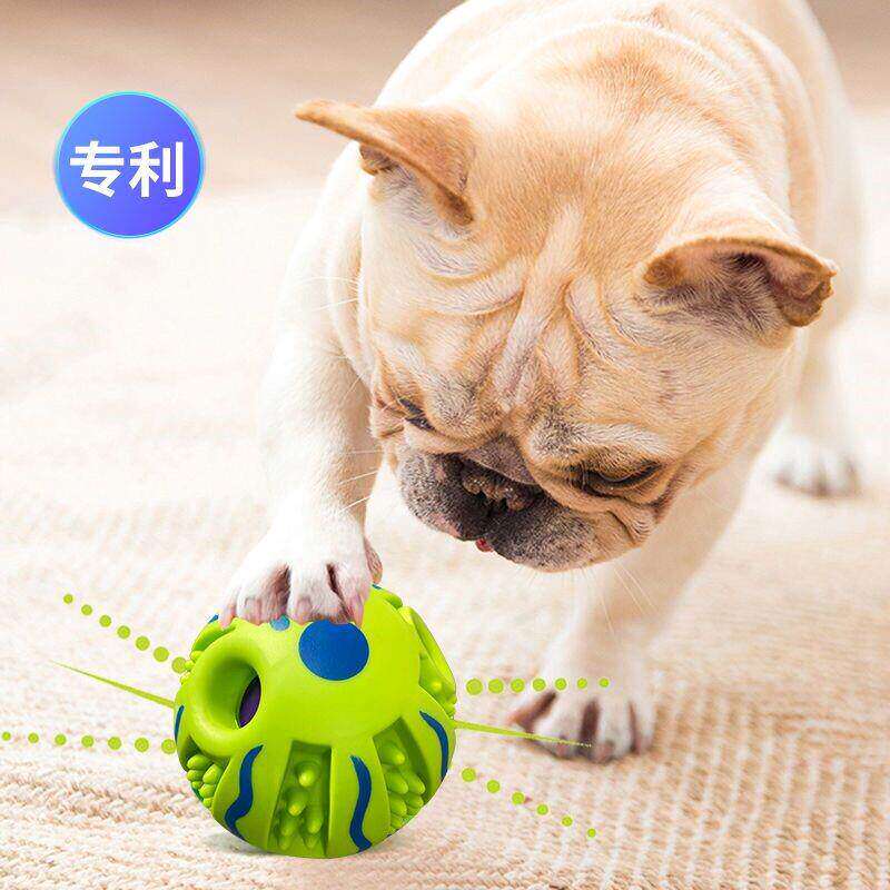 狗狗玩具发声球宠物玩具发声滚动嘻哈法斗大拉布拉多小型犬雪纳瑞