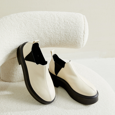 -戎美 SH0801605 时髦爆款 增高不累 _风靡INS复古撞色 Robin踝靴