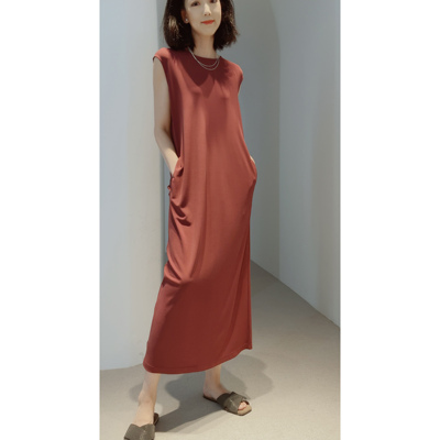 重磅强捻真丝加厚超高克重连衣裙