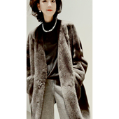 鼎奢战袍 紫金标 欧洲进口水貂 奢F家 云端敲柔 御寒王簰大衣