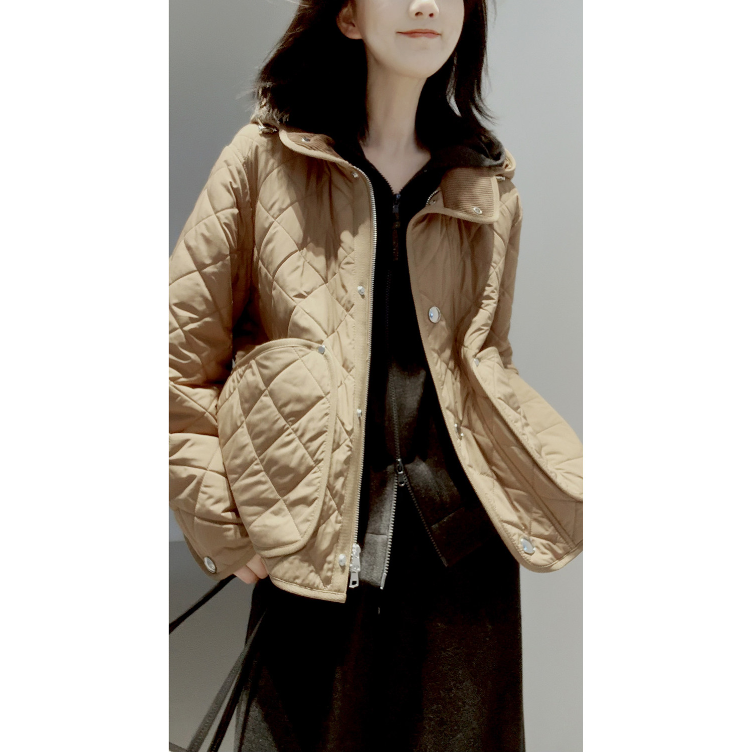 进口LIMONTA面料/羊毛棉服外套