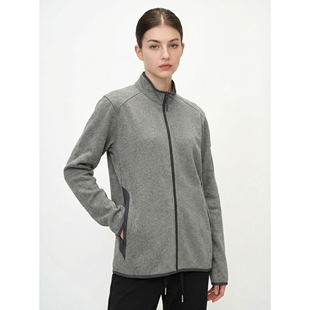 百搭拼接26开衫 腰斩价 抓绒时尚 旷野漫行 外套 男女同款