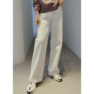 意大利進口环保牛仔弹力棉直筒裤