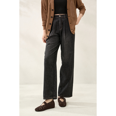 一条配所有!【100棉/轻盈/干爽/薄◆软◆挺】宽松透气直筒牛仔裤