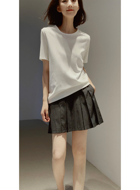 极简R0W风【进口/手富(铂金)苏文棉/业界TOP级/顺滑柔软】大牌T恤